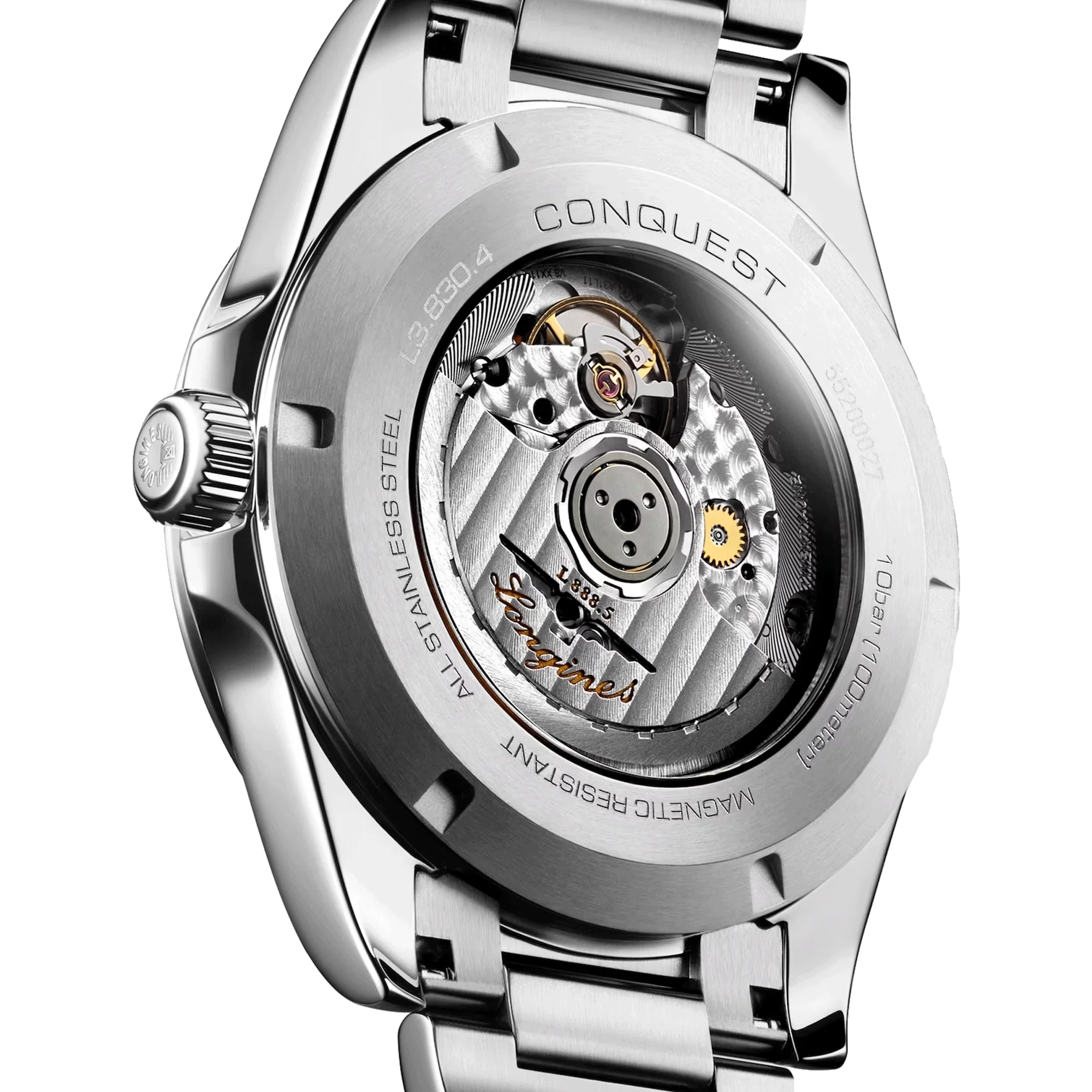 Reloj automático Longines Conquest 2023 esfera azul brazalete de acero 41 mm