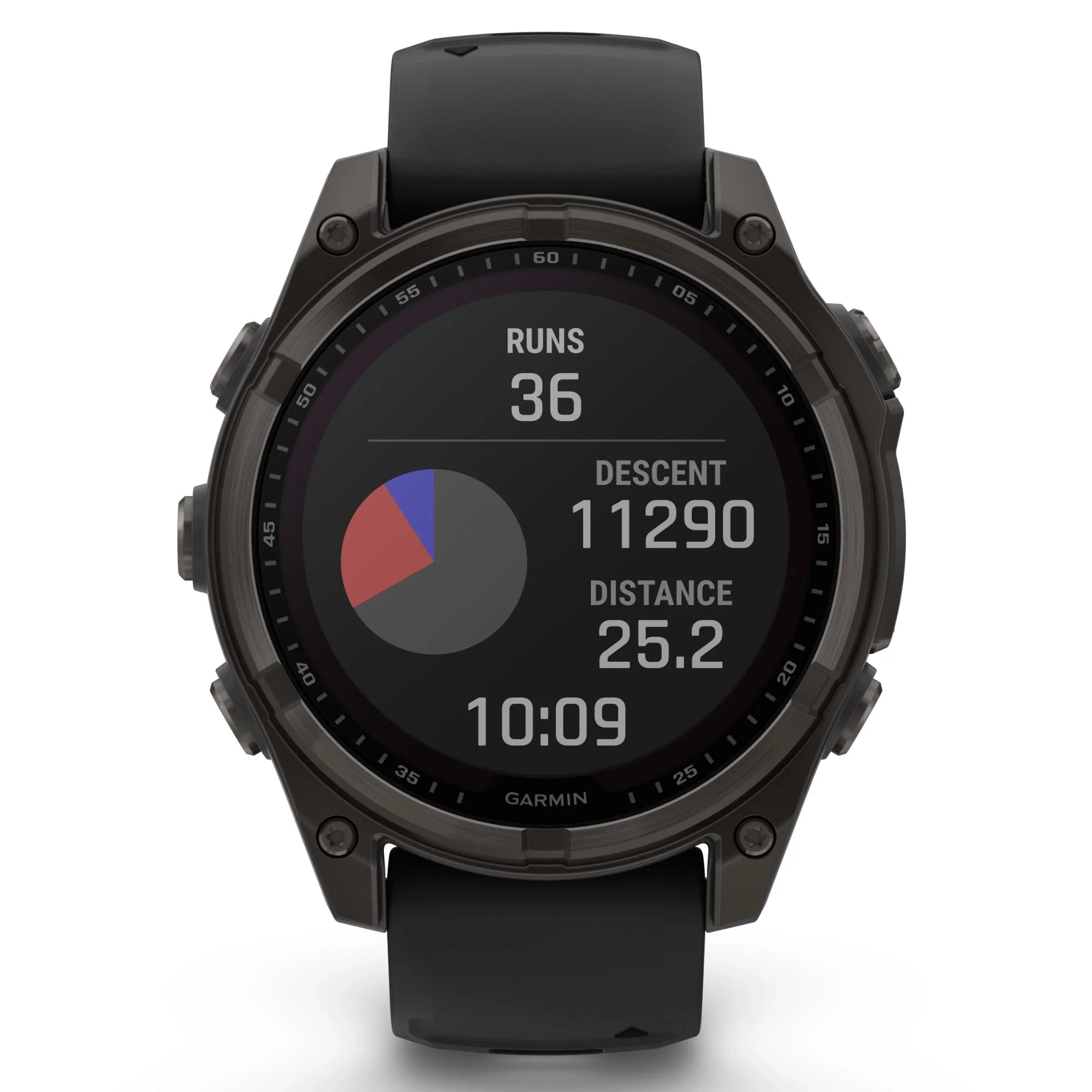 Garmin Fenix 8 Zafiro Solar Edition Reloj Titanio Carbono Gris DLC Correa de Silicona Negra 47mm
