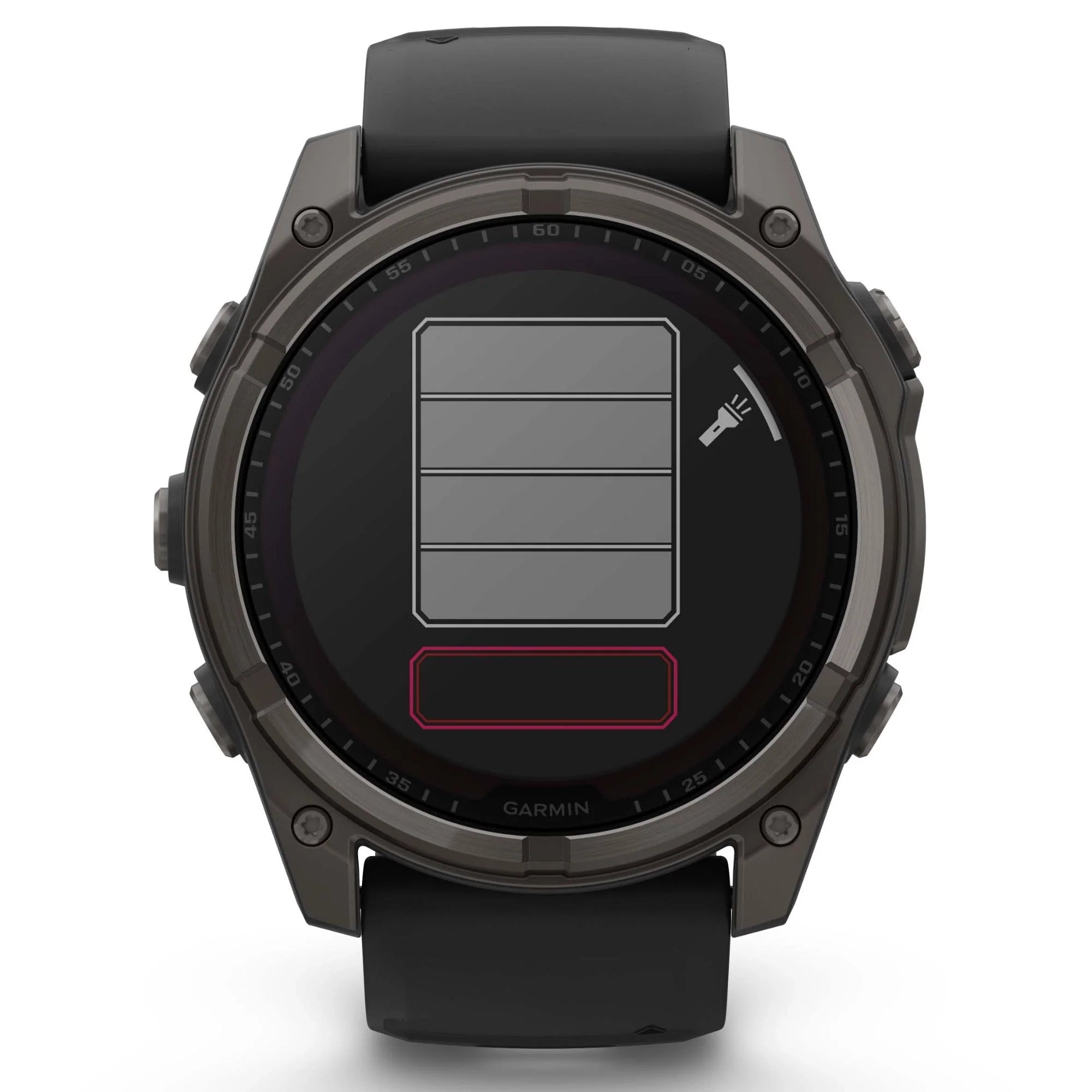 Garmin Fenix 8 Zafiro Solar Edition Reloj Titanio Carbono Gris DLC Correa de Silicona Negra 51mm