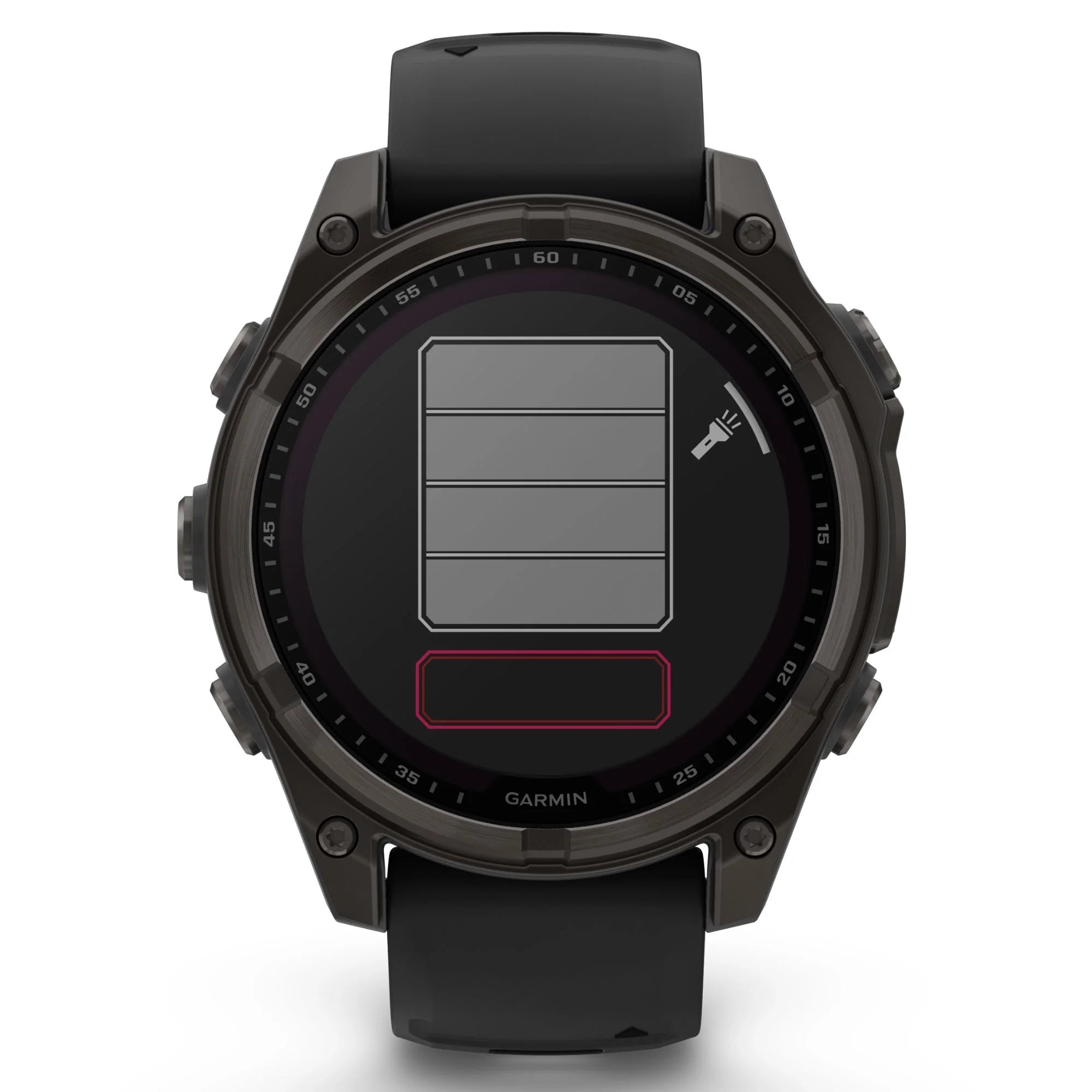 Garmin Fenix 8 Zafiro Solar Edition Reloj Titanio Carbono Gris DLC Correa de Silicona Negra 47mm