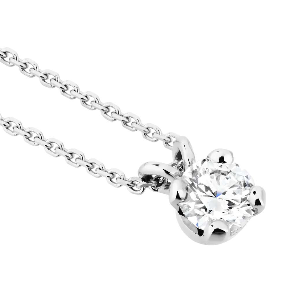 Collar Lepage Presage en oro blanco y diamantes