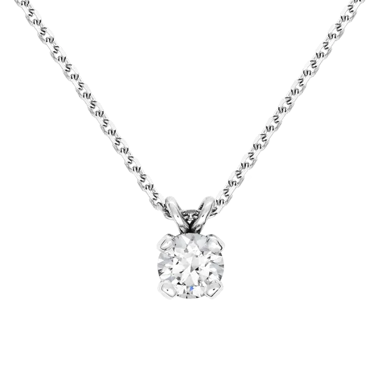 Collar Lepage Presage en oro blanco y diamantes