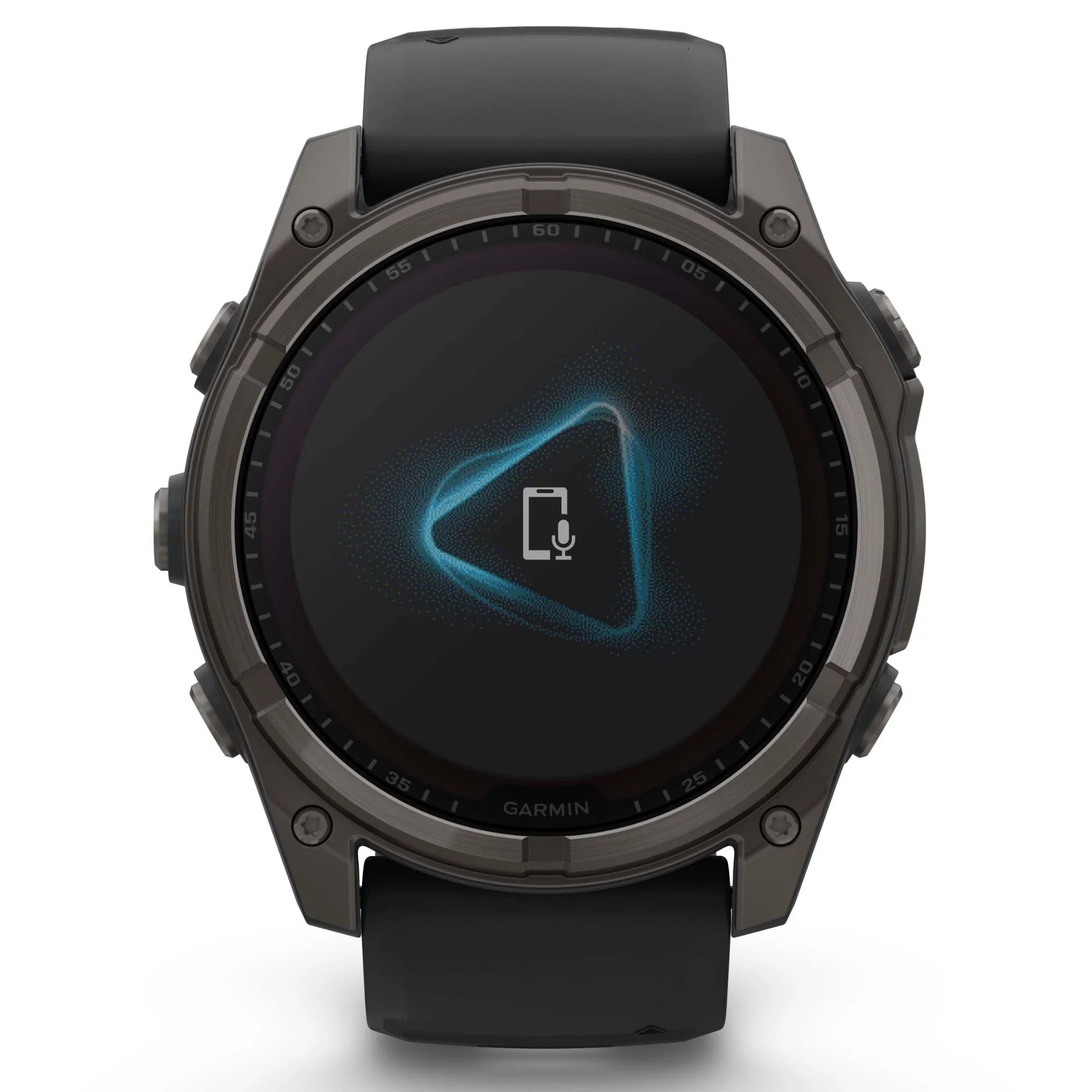 Garmin Fenix 8 Zafiro Solar Edition Reloj Titanio Carbono Gris DLC Correa de Silicona Negra 51mm